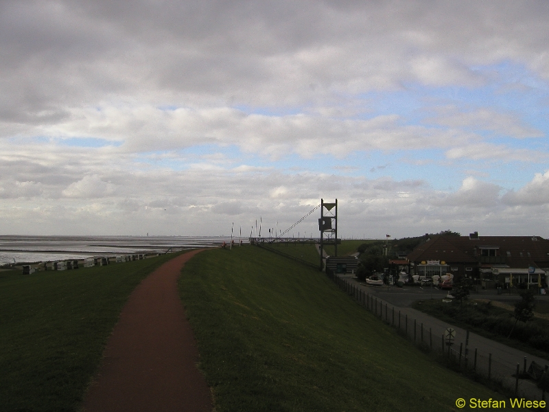 Friedrichskoog (Wanderweg auf dem Deich)