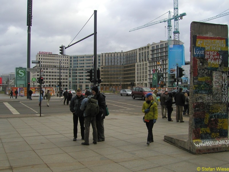 Berlin: Potsdamer Platz (Mauerdenkmal am Potsdamer Platz)