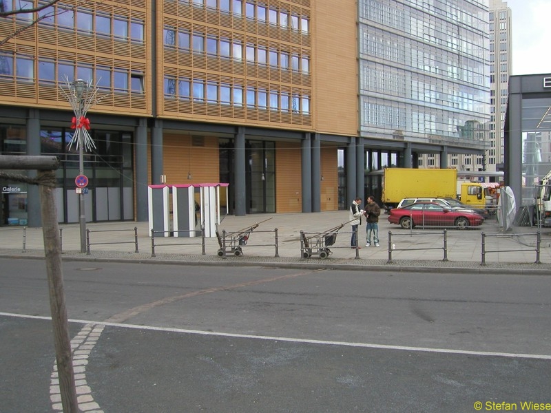 Berlin: Mauerverlauf von 2004 (Berliner Mauerverlauf am Potsdamer Platz)