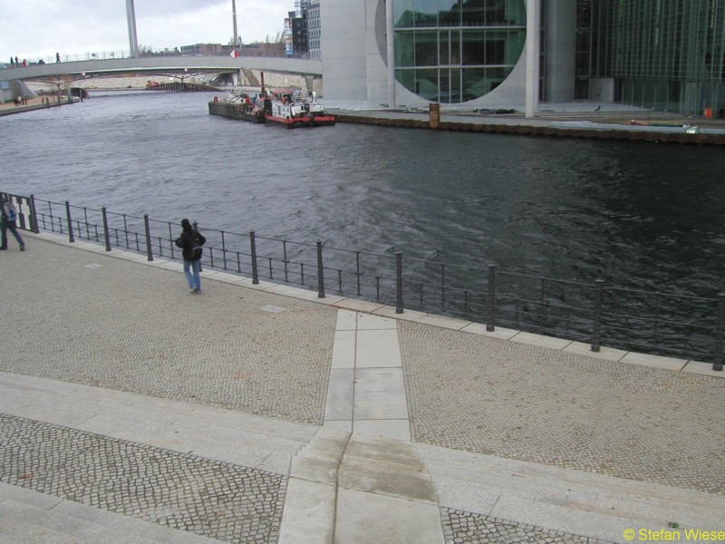 Berlin: Mauerverlauf von 2004 (Berliner Mauerverlauf am Reichstag)