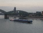 Koeln: Niedrigwasser Okt 2003 (Hohenzollernbruecke)