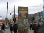 Berlin: Potsdamer Platz (Mauerdenkmal am Potsdamer Platz)