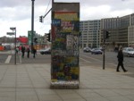 Berlin: Mauerverlauf von 2004 (Mauerdenkmal am Potsdamer Platz)