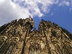 Koeln: Dom (Domtuerme - Blick in den Himmel)